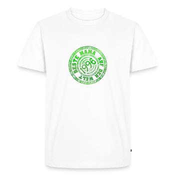 Né en 1996 - T-shirt Premium bio Homme - blanc - Devant - Nico (187cm)