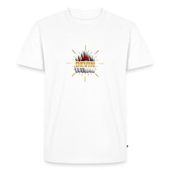 Devin as bowling - Men's Premium Organic T-Shirt - white - Front - Nico (187cm)