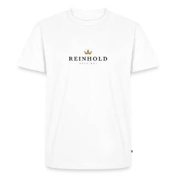 Logo original de la famille Reinhold - T-shirt Premium bio Homme - blanc - Devant - Nico (187cm)