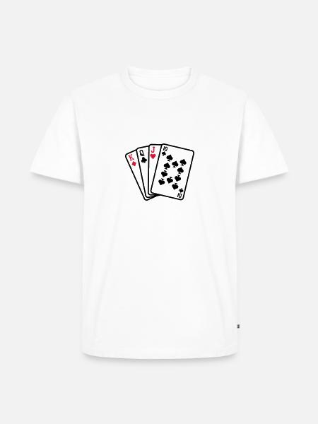 Skat - Men's Premium Organic T-Shirt - white