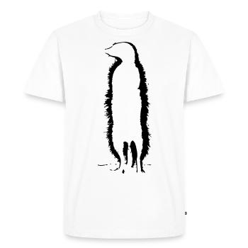 Poor lonesome suricate meerkat - T-shirt Premium bio Homme - blanc - Devant - Nico (187cm)