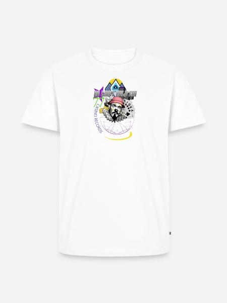 holdem fold and live - Männer Premium Bio T-Shirt - Weiß