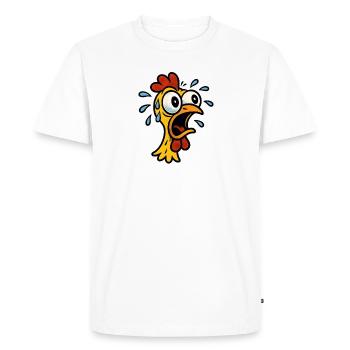 Trying to Hendl this saying - Men's Premium Organic T-Shirt - white - Front - Nico (187cm)