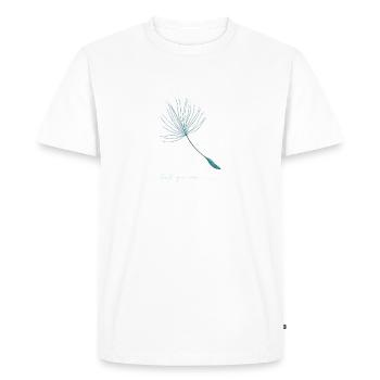 Faites confiance à votre souhait turquoise - T-shirt Premium bio Homme - blanc - Devant - Nico (187cm)