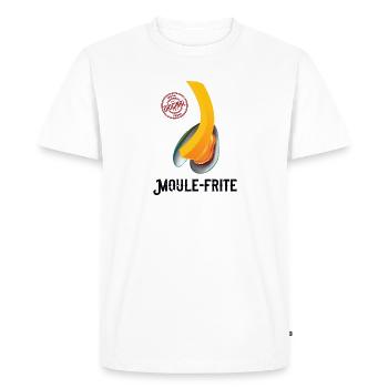 moulefrite - T-shirt Premium bio Homme - blanc - Devant - Nico (187cm)