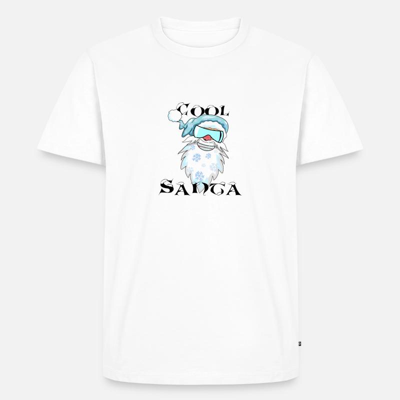 Weihnachtsmann - Männer Premium Bio T-Shirt - Weiß