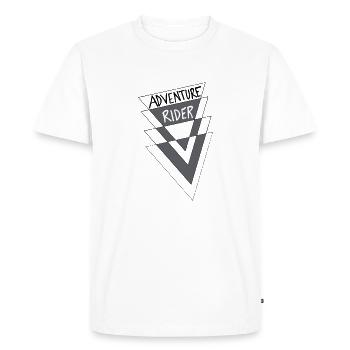 ADV-Rider - T-shirt Premium bio Homme - blanc - Devant - Nico (187cm)