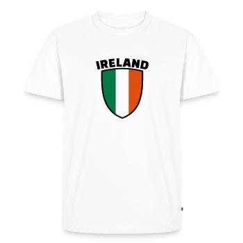Ireland - T-shirt Premium bio Homme - blanc - Devant - Nico (187cm)