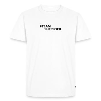 Teamsherlock Sherlock Holmes Detektiv Team - T-shirt Premium bio Homme - blanc - Devant - Nico (187cm)