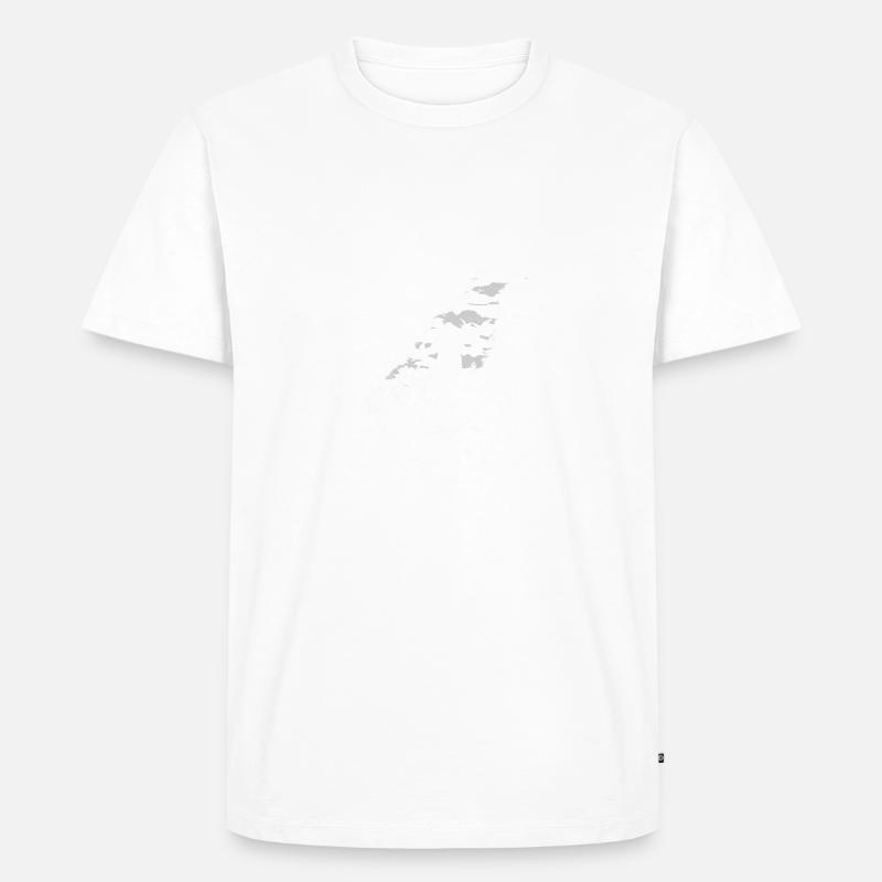 Die Krähe - Männer Premium Bio T-Shirt - Weiß