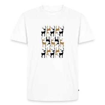 Renne - T-shirt Premium bio Homme - blanc - Devant - Nico (187cm)