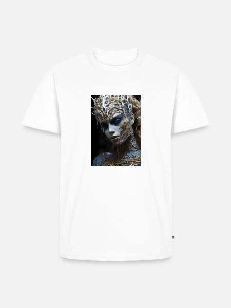 female phantom - Männer Premium Bio T-Shirt - Weiß