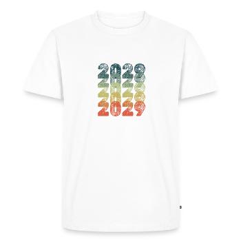 2029 2029 - T-shirt Premium bio Homme - blanc - Devant - Nico (187cm)