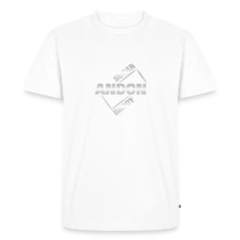 Gift for Andon - Men's Premium Organic T-Shirt - white - Front - Nico (187cm)