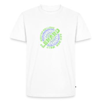 Staff Lenard - Men's Premium Organic T-Shirt - white - Front - Nico (187cm)