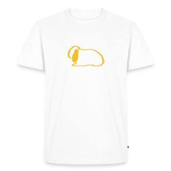 NHD contour Dwarf Lop Lop oreilles de lapin nhd - T-shirt Premium bio Homme - blanc - Devant - Nico (187cm)