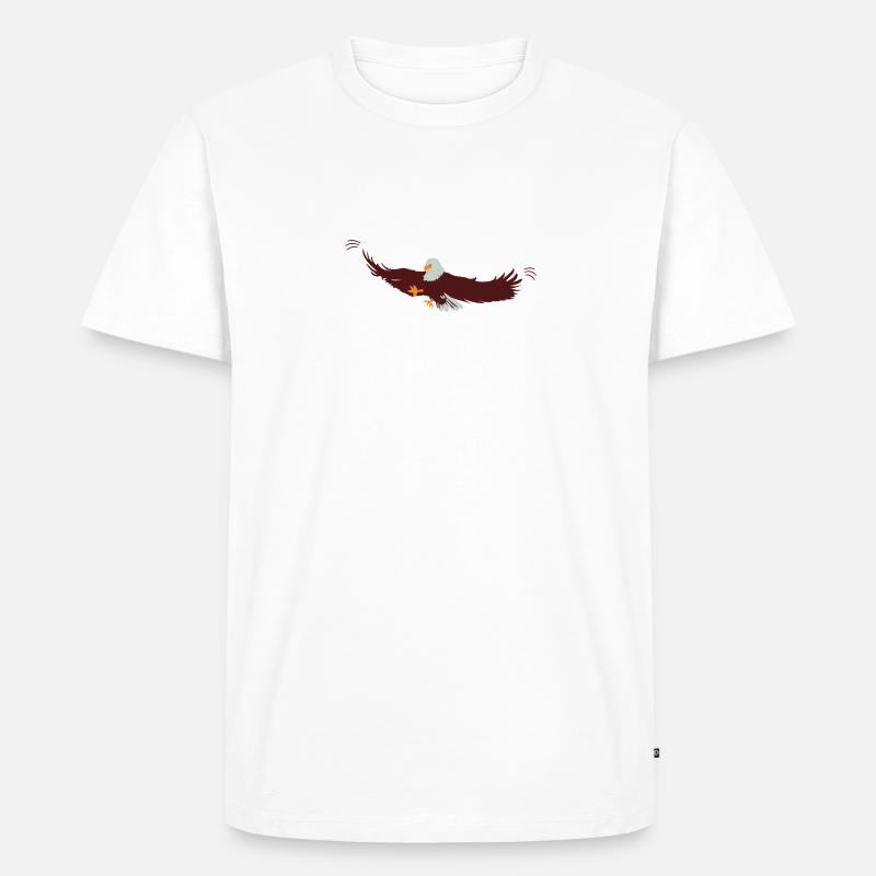 Eagle | Eagle > Vectorgraphic - Men's Premium Organic T-Shirt - white