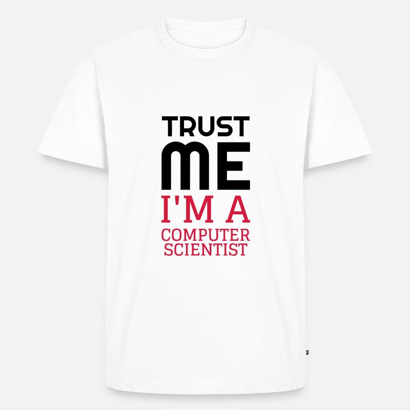 Computer / Informatiker / Aussenseiter / Ingenieur - Männer Premium Bio T-Shirt - Weiß