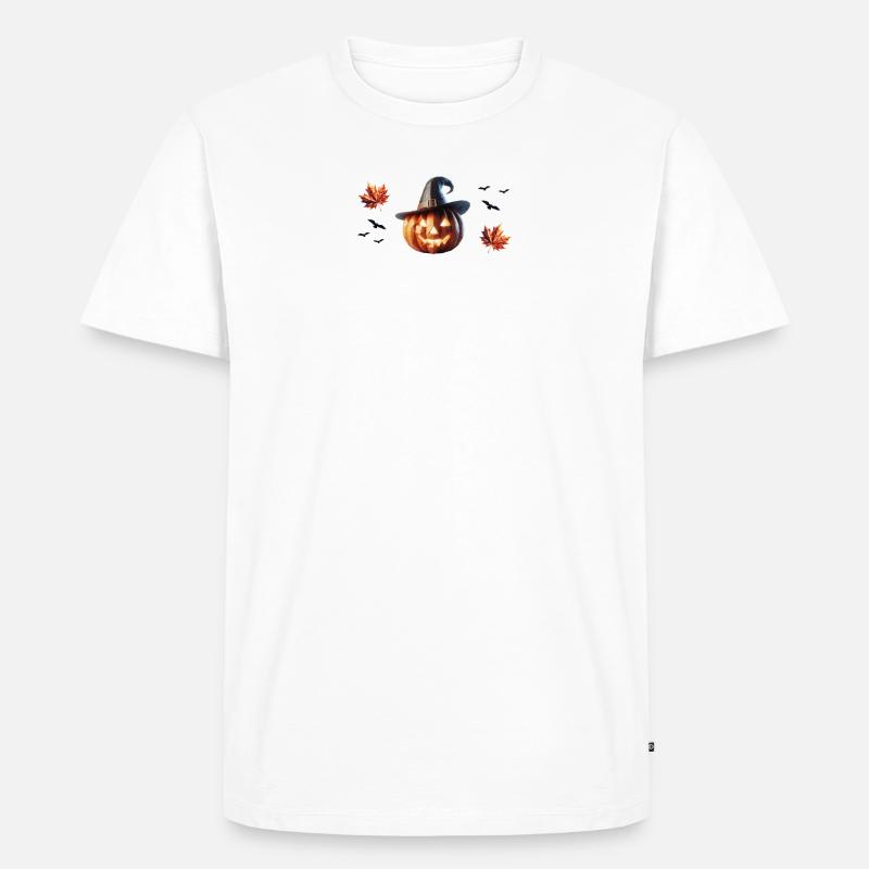 Happy Halloween Polygon - Männer Premium Bio T-Shirt - undefined