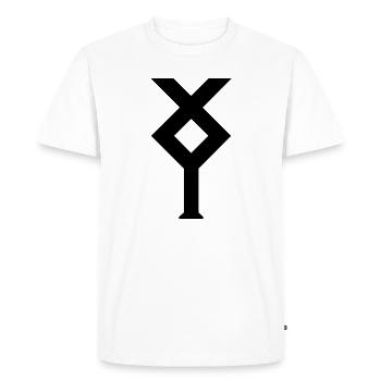 emblèmes de classe voile Ixylon nautiques - T-shirt Premium bio Homme - blanc - Devant - Nico (187cm)