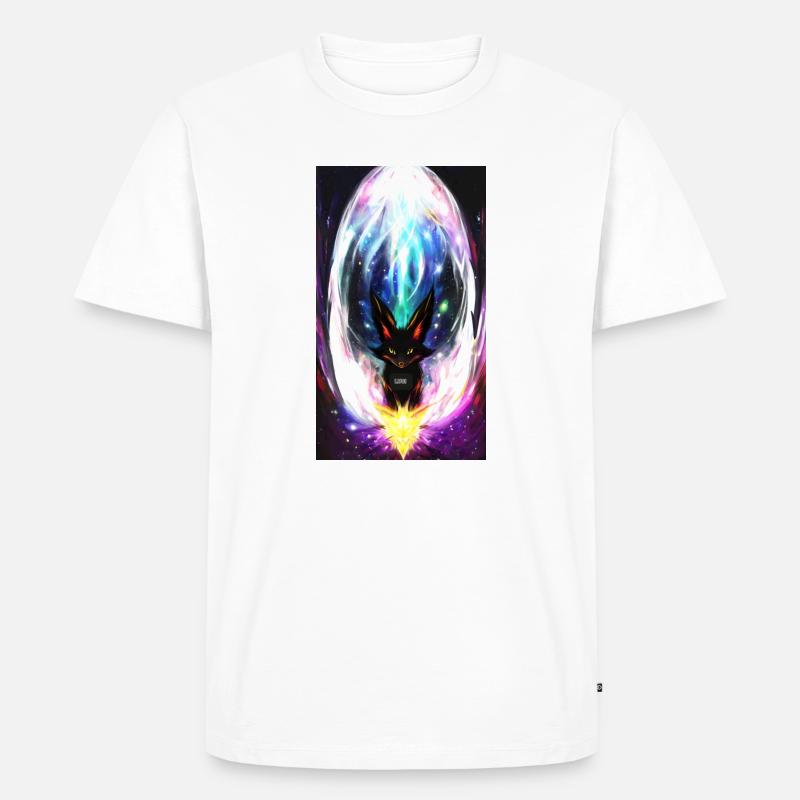 Lightning Wolf - Men's Premium Organic T-Shirt - white