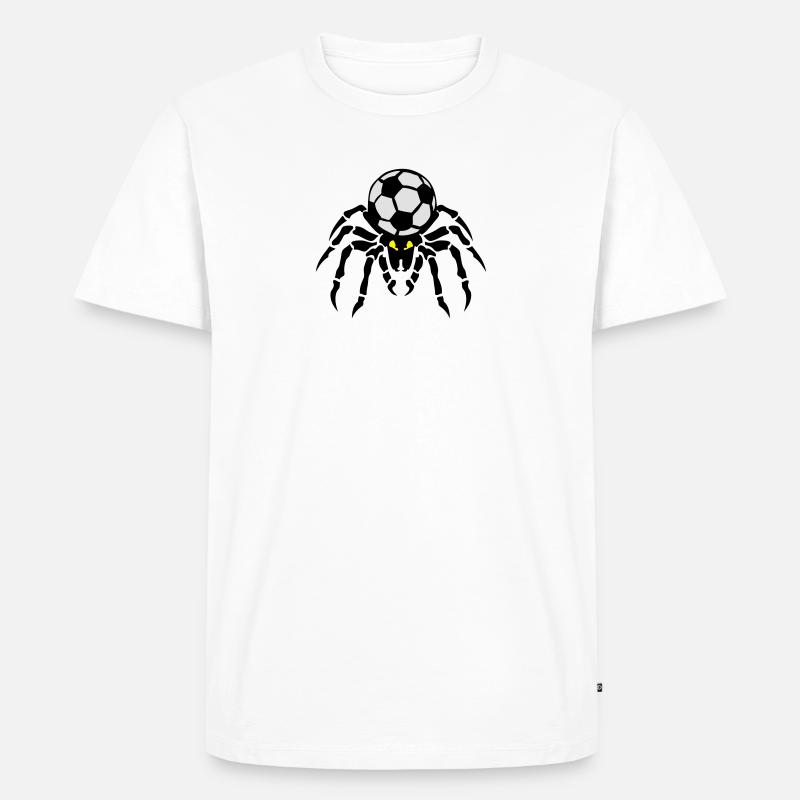 Fußspinne Spinne Spinne - Männer Premium Bio T-Shirt - Weiß