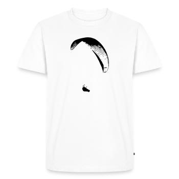 Parapente - T-shirt Premium bio Homme - blanc - Devant - Nico (187cm)