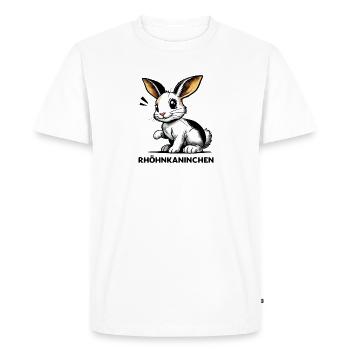 Lapin Rhön - T-shirt Premium bio Homme - blanc - Devant - Nico (187cm)
