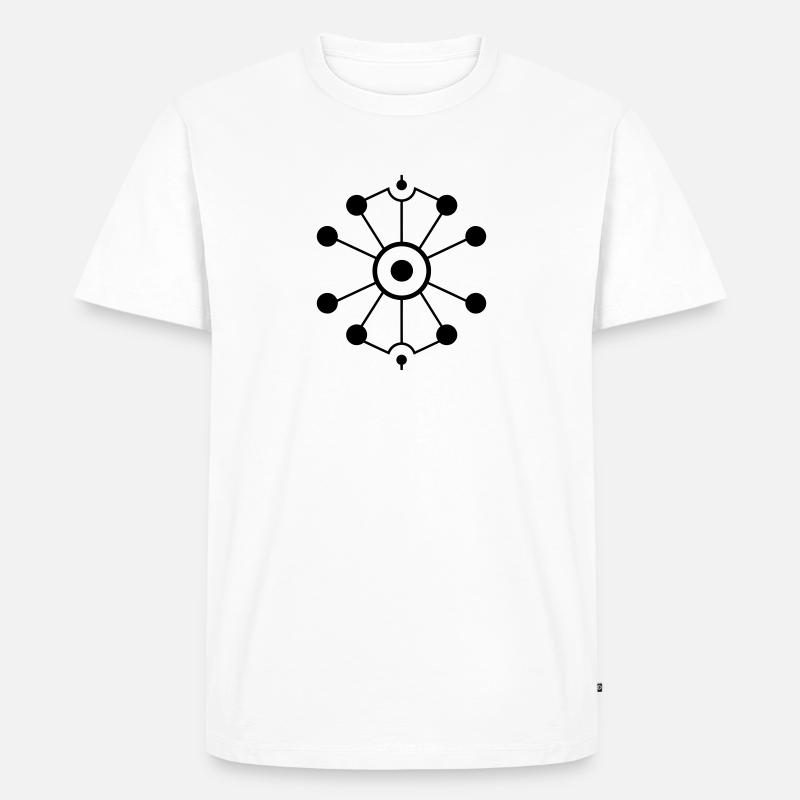 Molekül - Männer Premium Bio T-Shirt - Weiß