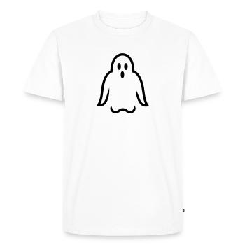 Ghost - Men's Premium Organic T-Shirt - white - Front - Nico (187cm)