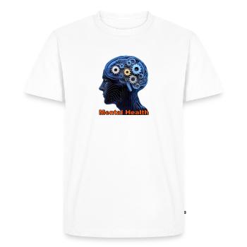 À tes souhaits - T-shirt Premium bio Homme - blanc - Devant - Nico (187cm)