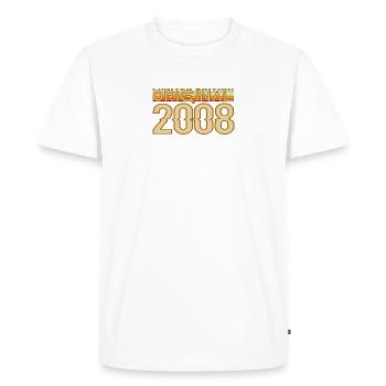 Original 2008 Retro Edition - T-shirt Premium bio Homme - blanc - Devant - Nico (187cm)