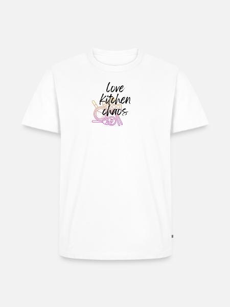 Kitchen chaos - Men's Premium Organic T-Shirt - white