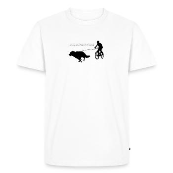 Équipe de motards - T-shirt Premium bio Homme - blanc - Devant - Nico (187cm)