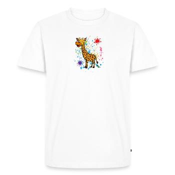 Début des classes Début des classes 2019 Inscription des cadeaux - T-shirt Premium bio Homme - blanc - Devant - Nico (187cm)