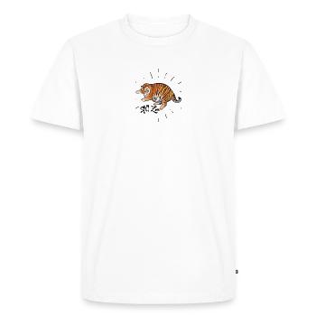 Toujours zen - T-shirt Premium bio Homme - blanc - Devant - Nico (187cm)