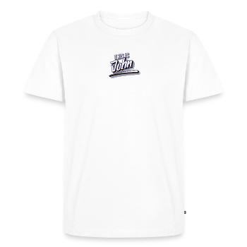 This Is John - Men's Premium Organic T-Shirt - white - Front - Nico (187cm)