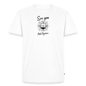 Midi-Pyrénées France hiking and skiing - Men's Premium Organic T-Shirt - white - Front - Nico (187cm)