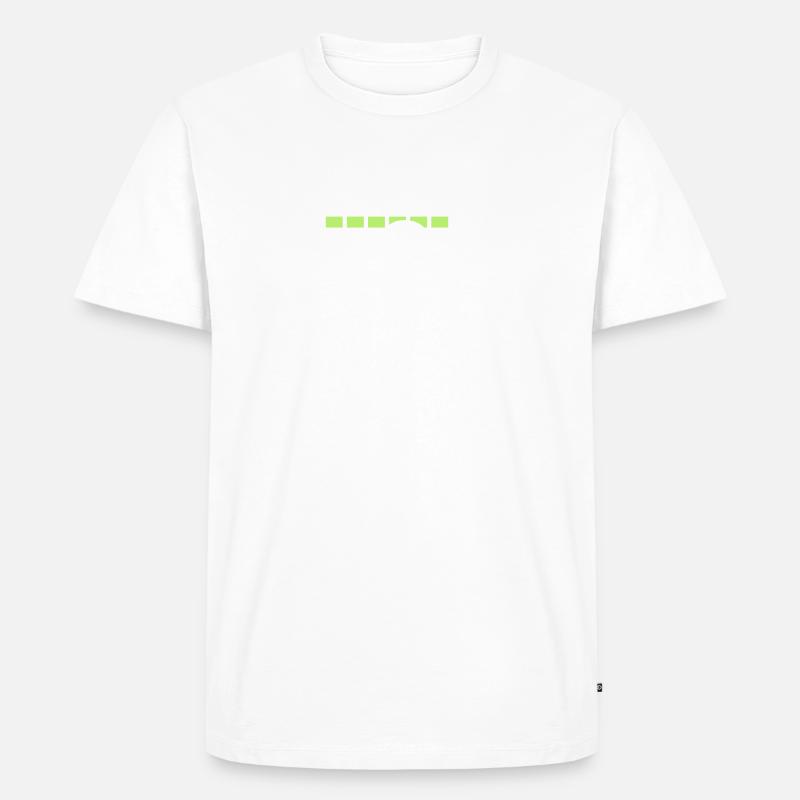 loading shot - Männer Premium Bio T-Shirt - Weiß