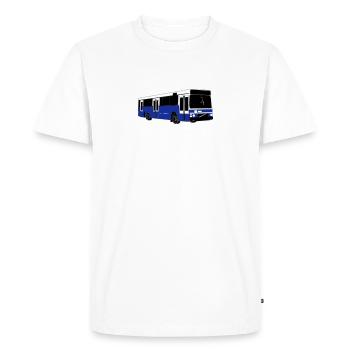 Bus de la ville d'Helsinki - T-shirt Premium bio Homme - blanc - Devant - Nico (187cm)