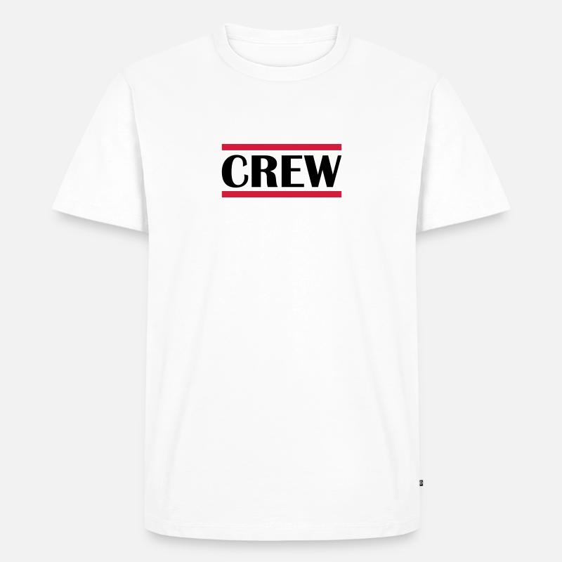 crew - Männer Premium Bio T-Shirt - Weiß