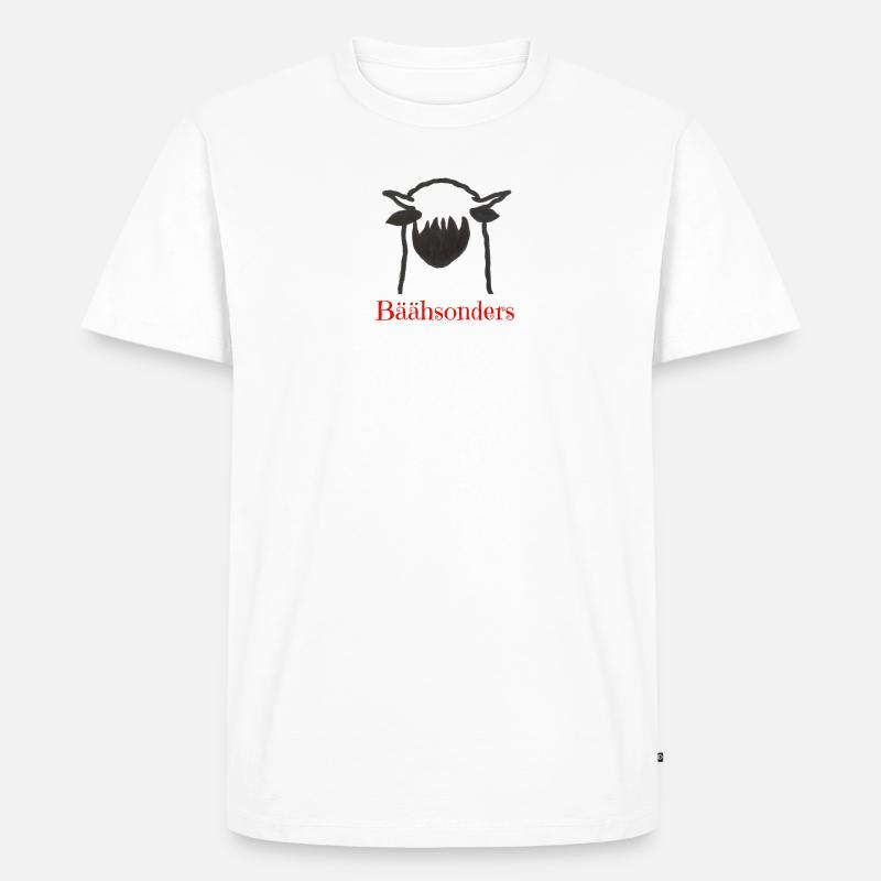 Bäähsonders 1 - Männer Premium Bio T-Shirt - Weiß