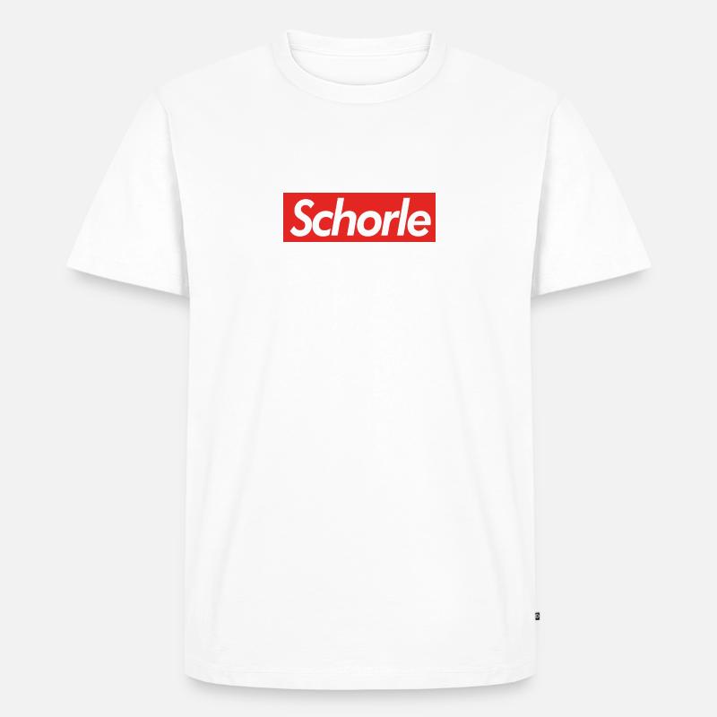 Schorle - Geschenk - Männer Premium Bio T-Shirt - Weiß