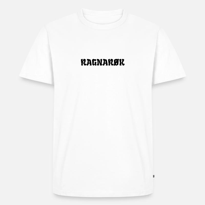 Ragnarök Ragnarøk - Männer Premium Bio T-Shirt - Weiß