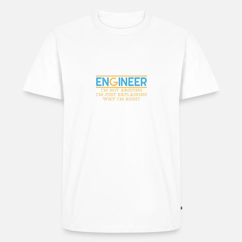 Engineer Spruch Nerd Geschenk Geek - Männer Premium Bio T-Shirt - undefined