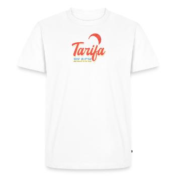 Tarifa Beach Espagne Kite-Surfing Paradise - T-shirt Premium bio Homme - blanc - Devant - Nico (187cm)