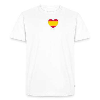 J’adore majorque grande île et ville en Espagne - T-shirt Premium bio Homme - blanc - Devant - Nico (187cm)