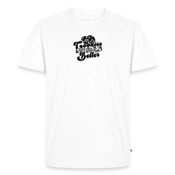 Les biscuits améliorent tout - le sucre - T-shirt Premium bio Homme - blanc - Devant - Nico (187cm)