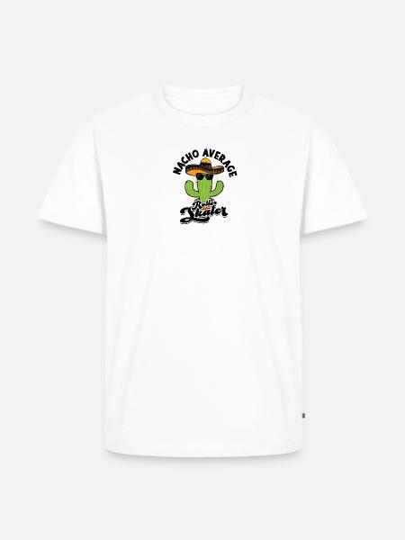 Nacho Durchschnittlicher Rollschuhläufer - nacho - Männer Premium Bio T-Shirt - Weiß