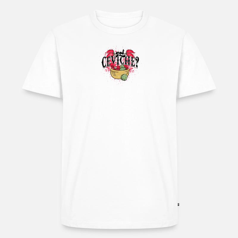 Got Ceviche - chilenisch - Männer Premium Bio T-Shirt - Weiß